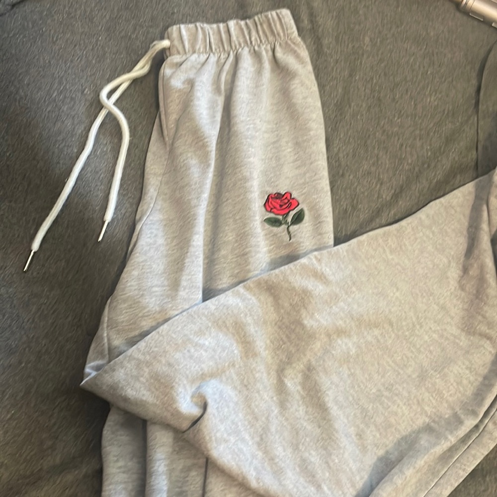 Medium gray joggers